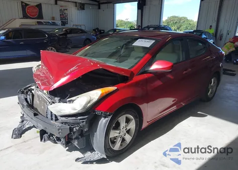 2013 Hyundai Elantra Gls из США, поврежденный, VIN 5NPDH4AE1DH453435